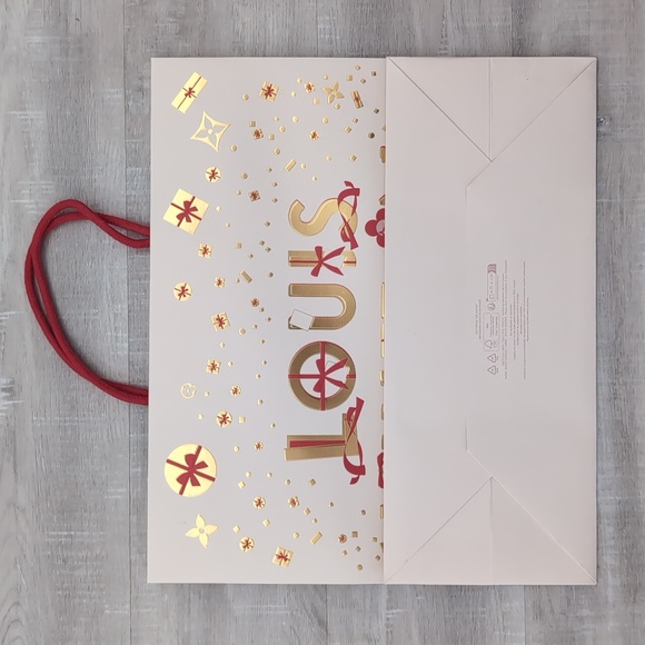 Louis Vuitton holiday paper shopping bag - Picture 2 of 3